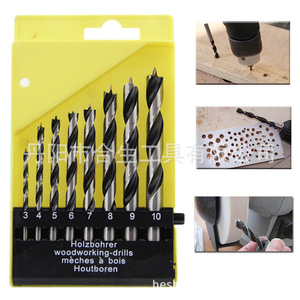 Juego de brocas para madera Mr Drill de 8 piezas, 3-10 mm, punta helicoidal para un acabado suave en trabajos de carpintería - Product Image 5