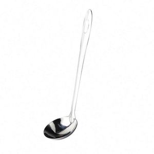High Quality 410 Stainless Steel <b>Kitchen</b> Utensils Set Popular Wholesale Cooking Ladle <b>Tools</b> Metal <b>Gadgets</b> - Product Image 2
