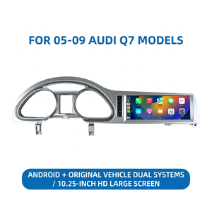 วิทยุติดรถยนต์ระบบสัมผัสหน้าจอ HD ขนาด 10.25 นิ้ว รองรับ Wireless CarPlay ระบบ Android แบบคู่ สำหรับรถยนต์ Audi Q7 ปี 2010-2011 - Product Image 1