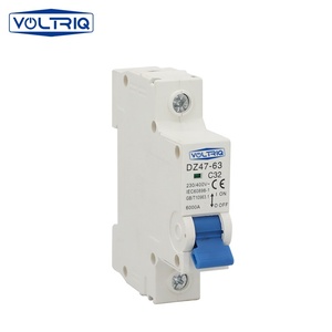 Волк OEM DZ47-63 1p 2p 3p 4p MCB выключатели 6KA 1 2 3 4 6 10 16 20 25 <span class=keywords><strong>32</strong></span> 40 63 <span class=keywords><strong>Amp</strong></span> AC DC миниатюрные выключатели - Product Image 1