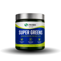 Poudre de Super Aliments Verts Marque Blanche Mélange de Fruits et Légumes Végétaux Complément Alimentaire 20 Portions OEM ODM
