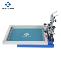 Máquina de Serigrafía Manual de Cama Plana Microajustable de 1 Color y 1 Estación para Camisetas, Bolsas y Almohadas