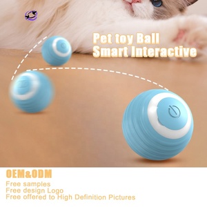 Yeni yükseltilmiş USB akıllı yerçekimi atlama topu interaktif köpek oyuncak otomatik eğitim köpek interaktif kendinden hareketli oyuncak - Product Image 5