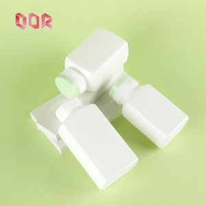 Botella de pastillas personalizada de alta calidad con tapa a prueba de niños, contenedor cuadrado para pastillas de 30 ml y 60 ml, botellas de plástico HDPE para vitaminas. - Product Image 2