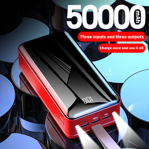 <span class=keywords><strong>Batterie</strong></span> <span class=keywords><strong>externe</strong></span> ultra-mince 50000 mAh à charge super rapide 20W/22.5W, best-seller, avec écran LED et lampe torche intégrée, câble inclus - Product Image 4