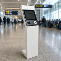 Boîtier de kiosque en acier inoxydable sur mesure, en tôle de précision, pour terminal de paiement en libre-service