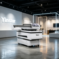 Imprimante à plat UV Yinstar 6090 avec 3 têtes I3200, machine d'impression numérique haute résolution pour l'impression de logos personnalisés sur cadeaux