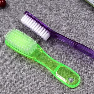 19*4cm Household Cleaning <b>Brush</b> Transparent Colorful Plastic Shoe Laundry <b>Scrub</b> <b>Brush</b> - Product Image 3