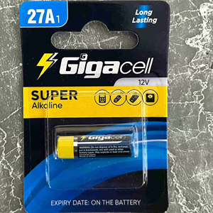 แบตเตอรี่อัลคาไลน์แรงดันสูง 27A 12V สำหรับเครื่องมือไฟฟ้า นาฬิกา รถยนต์ ของเล่น - Product Image 1