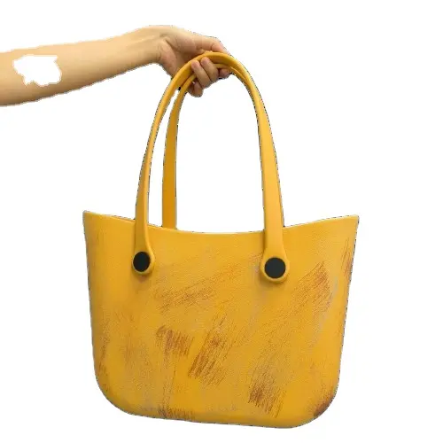Halat kolları için kayış kemer çanta accessobag Tote çanta kadın EVA su geçirmez stil plaj çantası alışveriş tote yeni 2024