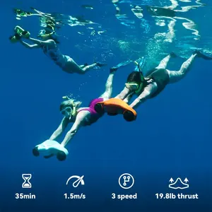 Camolech scooter à eau à double moteur 10000mAh batterie massive 40M étanche plongée en apnée - Product Image 3