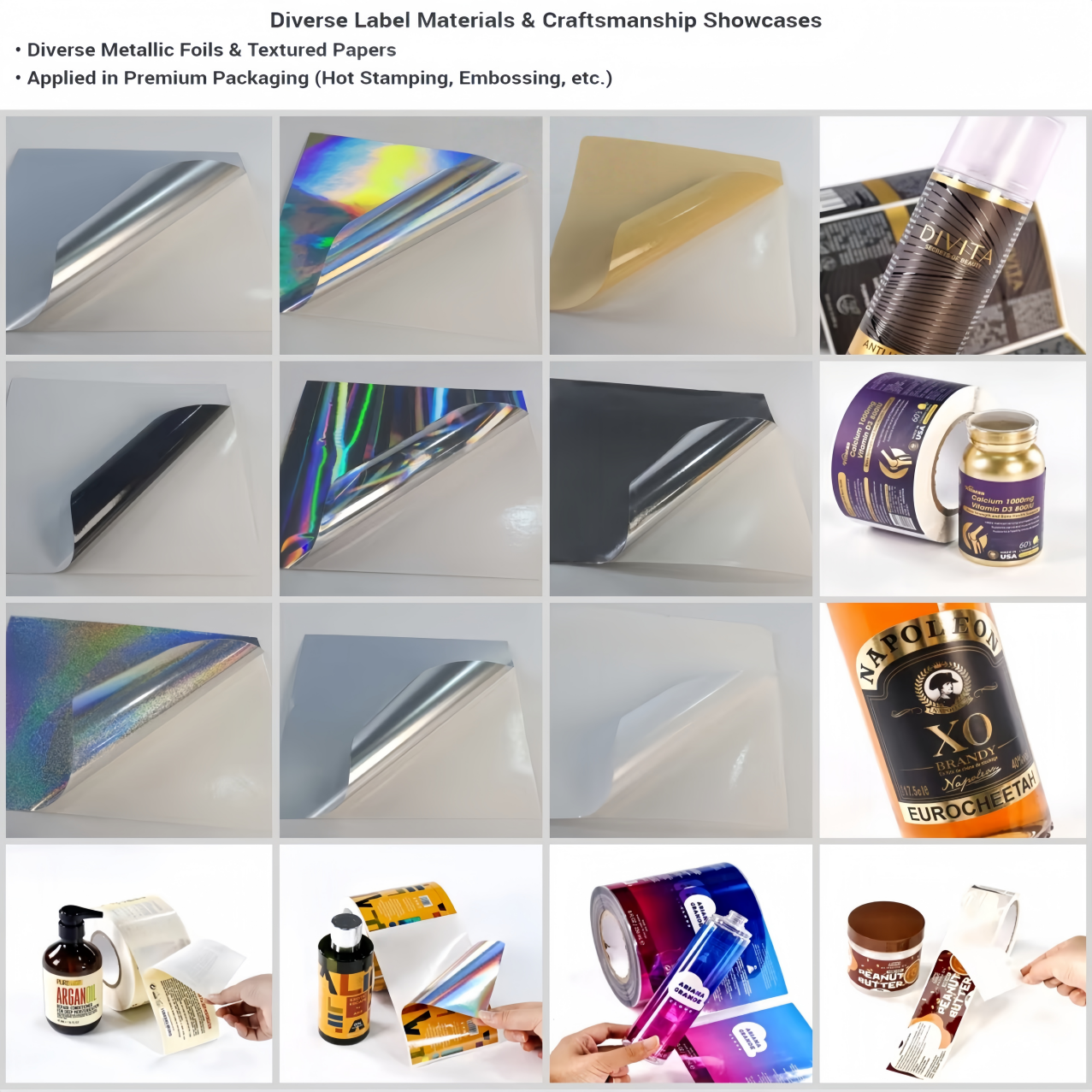 leather adhesive labels for glass products