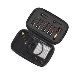 Kit de brosses pour canon de pistolet en fil de cuivre, poignée en acier inoxydable, outil de nettoyage multifonctionnel pour l'entretien et la réparation des armes à feu - Product Image 1