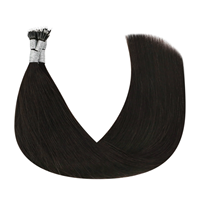 Extensions capillaires de luxe blondes à nano-anneaux, en gros d'usine, cheveux humains vierges européens slaves non traités avec cuticules alignées