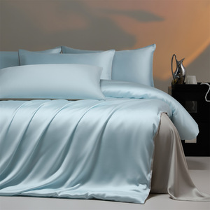 Low MOQ Wholesale 300TC Bamboo Sateen <strong>Bedding</strong> Solid Color Block Multiple <strong>Neutral</strong> Colors Home Hotel <strong>Bedding</strong> <strong>Set</strong> - Product Image 4