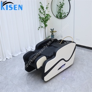 KISEN Mesa de Masaje Japonesa 2 en 1, Portátil, para Peluquería, Lavado de Cabello, con Lavabo de Circulación de Agua - Product Image 4