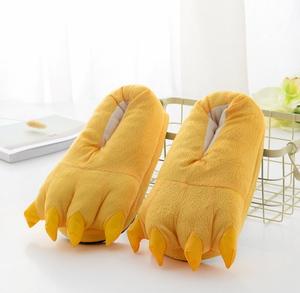 Chaussons en fourrure douce en forme de <span class=keywords><strong>patte</strong></span> <span class=keywords><strong>d</strong></span>'<span class=keywords><strong>ours</strong></span> grizzly pour Halloween, pour hommes et femmes, pieds nus, chauds, automne, intérieur/extérieur, pour cosplay - Product Image 5