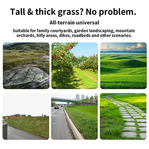 Miễn phí vận chuyển tất cả các địa hình ai từ xa máy cắt cỏ robot với động cơ 500 mét bánh xe điều khiển từ xa nông nghiệp Máy cắt cỏ - Product Image 2