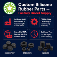 Bouchon d'extrémité en caoutchouc silicone personnalisé, fabrication OEM, compatible peinture poudre, certifié RoHS et REACH
