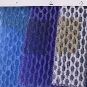 Tissu Jacquard en maille 3D 100 % polyester, 350 g/m², 300D, trois couches, teint, tricoté chaîne, respirant, pour chaussures et sacs à dos – Vente en gros - Product Image 3