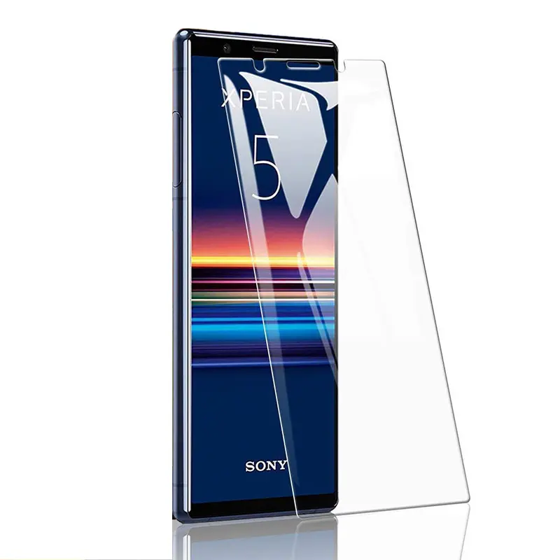 Smart Phone screen protector nano coating clear high quality tempered glass screen protector for Sony Xperia 5