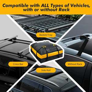 Échantillon gratuit Vancharli Chine Vente en gros Porte-bagages de toit robuste et imperméable Sac de toit de voiture disponible par tous les temps - Product Image 6