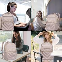15.6 pouces Nylon sac à dos pour ordinateur portable Port USB élégant sac de travail étanche pour femmes hommes sac de voyage à la mode pour les infirmières collège