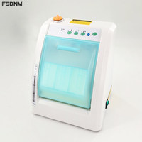 Dispositivo de mantenimiento FSDNM azul para piezas de mano de alta y baja velocidad, módulo de pulverización de triple salida con función de enjuague interno y nebulización de aceite