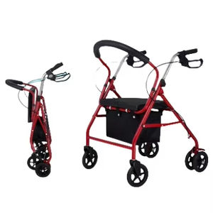 <span class=keywords><strong>Andador</strong></span> plegable, carrito de compras deportivo, <span class=keywords><strong>andador</strong></span> vertical ligero de aluminio con 4 <span class=keywords><strong>ruedas</strong></span> y Bolsa, <span class=keywords><strong>andador</strong></span> para <span class=keywords><strong>ancianos</strong></span> - Product Image 4