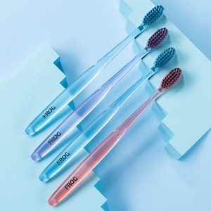 FROG-cepillo <span class=keywords><strong>de</strong></span> <span class=keywords><strong>dientes</strong></span> antideslizante para adultos, personalizado, <span class=keywords><strong>transparente</strong></span>, <span class=keywords><strong>precio</strong></span> <span class=keywords><strong>de</strong></span> fábrica, venta al por mayor - Product Image 1