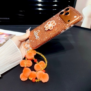 <span class=keywords><strong>Étui</strong></span> de <span class=keywords><strong>téléphone</strong></span> de luxe à paillettes et diamants <span class=keywords><strong>pour</strong></span> iPhone 17 16 15 Pro Max, livraison gratuite avec chaîne, accessoires mobiles - Product Image 5