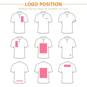 Mùa Hè Tùy Chỉnh Chất Lượng Cao Mềm Vải 86% Polyester 14% Spandex Người Đàn Ông Của Polo Áo Sơ Mi Golf Polo Áo Sơ Mi T-Shirt T-Shirt - Product Image 4