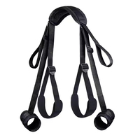 Kit de bondage pour adultes, ensemble de restraints pour lit avec menottes, sangles réglables pour le cou, la cuisse et la cheville, menottes pour couples SM
