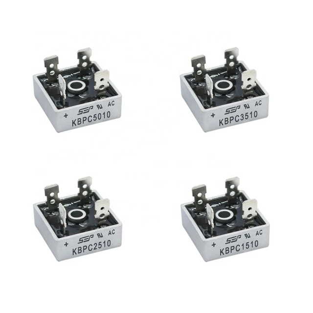 Bridge Rectifying Bridge square Single-phase square Flat Foot 1000V Rectifier KBPC3510 5010 2510 1510