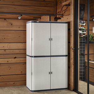 Armoire à outils multifonctionnelle en plastique, rangement intérieur et extérieur pour centre de sauna, prix réduit - Product Image 1