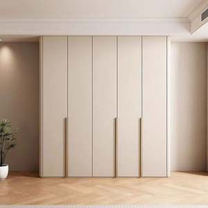 Armario Muebles de dormitorio Madera maciza Último diseño Armario de tela de alta calidad - Product Image 6