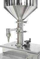 Machine de remplissage pour pâtes, crèmes, sauces, confitures, miel, onguents, shampoings, lotions, boissons, eau avec doseur à seringue