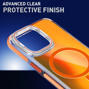 Funda de teléfono magnética con láser degradado de lujo, funda de carga inalámbrica con imán fuerte para teléfonos móviles - Product Image 5
