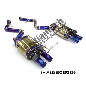 बीएमडब्ल्यू M5 F10/F15 4.4tt 2012-2016 के लिए फैक्टरी मूल्य कैटबैक एग्जॉस्ट रेसिंग कार एग्जॉस्ट पाइप मफलर एस्केप टाइटेनियम मिश्र धातु - Product Image 5