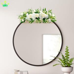 Arche Artificielle <span class=keywords><strong>de</strong></span> Fleurs, Rose Blanche, Verdure, <span class=keywords><strong>Tonnelle</strong></span> Florale <span class=keywords><strong>pour</strong></span> Rideaux, Porte, Fête <span class=keywords><strong>de</strong></span> Mariage, Décoration Murale <span class=keywords><strong>de</strong></span> Cérémonie - Product Image 4
