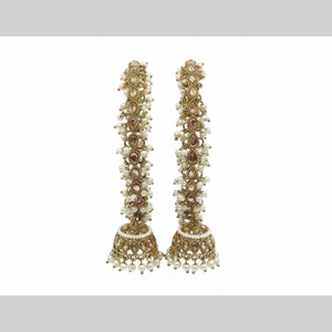 Jewelemarket <b>Gold</b> Plated 11151715LC_2.6 <b>Set</b> Crystal Stone and Pearl Bracelets & <b>Bangles</b> - Product Image 2