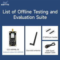 Ebyte E22-400MBL-SC 400MHz RF Transceiver Kit Evaluasi Uji Offline Modul Lora Papan Pengembangan dan Pengujian