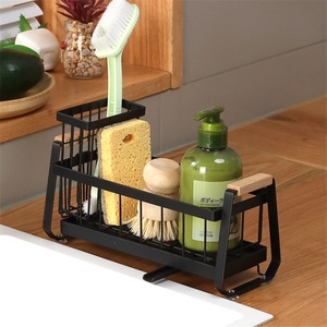 Modern Hotel Kitchen Rack <b>Sink</b> Drain Countertop Faucet Sponge Detergent Brush Storage Drain <b>Basket</b> Eco-Friendly Wall-Mounted - Product Image 5