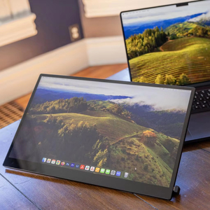 จอภาพพกพาขนาด 15.6 นิ้ว แบบ USB C สำหรับแล็ปท็อป <span class=keywords><strong>PS5</strong></span> Xbox Switch หน้าจอ IPS ความละเอียด Full HD - Product Image 1