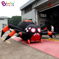Décoration d'extérieur réaliste gonflable en forme d'araignée effrayante pour Halloween, araignée gonflable géante personnalisée pour le carnaval