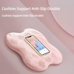 Almohadilla protectora de rodilla de yoga antideslizante de TPE engrosado, soporte plano suave para rodillas, colchoneta deportiva antideslizante de rebote lento, soporte sólido para codos - Product Image 4