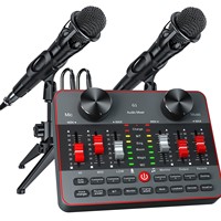 TENLAMP X3-Double E300 Version anglaise Carte son externe Équipement de chant en direct Ensemble complet Téléphone portable Ordinateur Animateur Karaoké