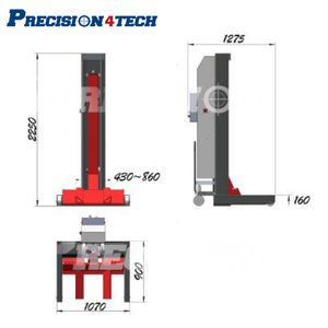 เครื่องยกรถบรรทุกแบบไร้สายสำหรับงานหนัก 30 ตัน พร้อมเสาค้ำยันแบบคอลัมน์ 7.5 ตัน ต่อเสา - Product Image 3