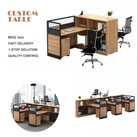 Poste de travail de bureau robuste avec grand plateau, structure robuste, mobilier moderne pour la maison et le bureau, bureau informatique pour personnel, espace de travail