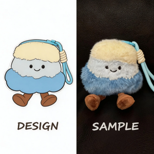 Llavero <span class=keywords><strong>de</strong></span> Peluche Personalizado <span class=keywords><strong>de</strong></span> Montaña Nevada, Colgante Suave y Adorable para Decoración <span class=keywords><strong>de</strong></span> Bolsos y Regalo - Product Image 1